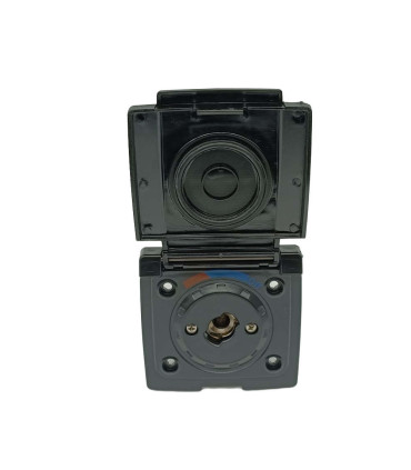 Toma de ducha gris con mezclador | Distribuciones Camper